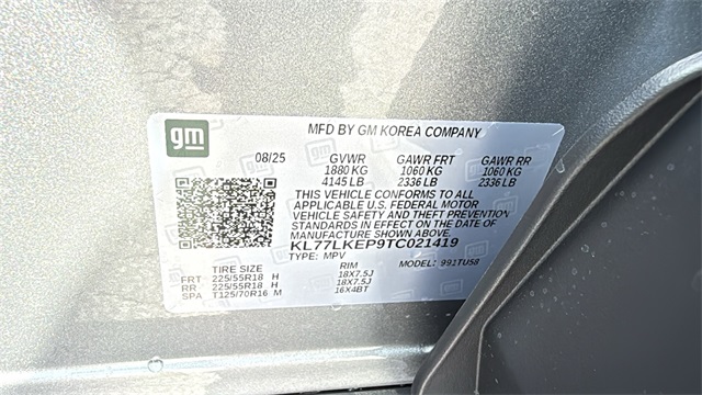 new 2026 Chevrolet Trax car, priced at $26,695