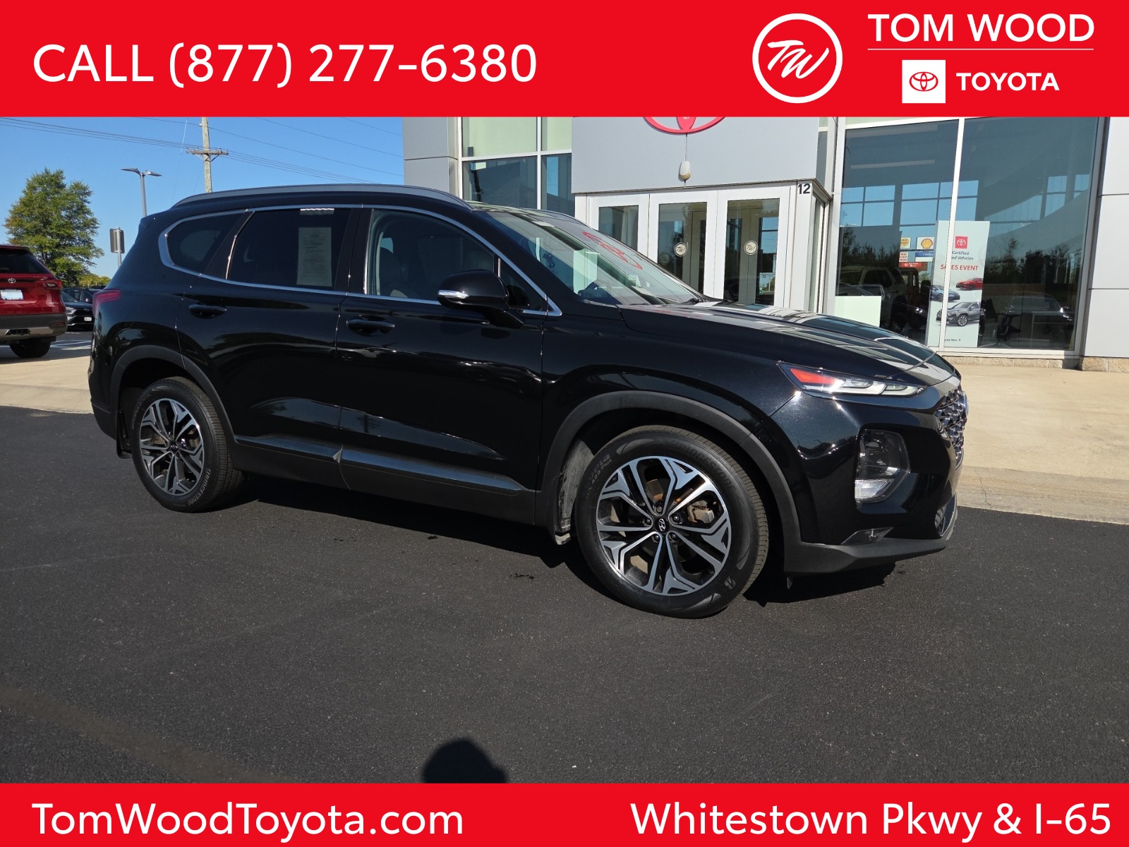 used 2019 Hyundai Santa Fe car, priced at $16,825