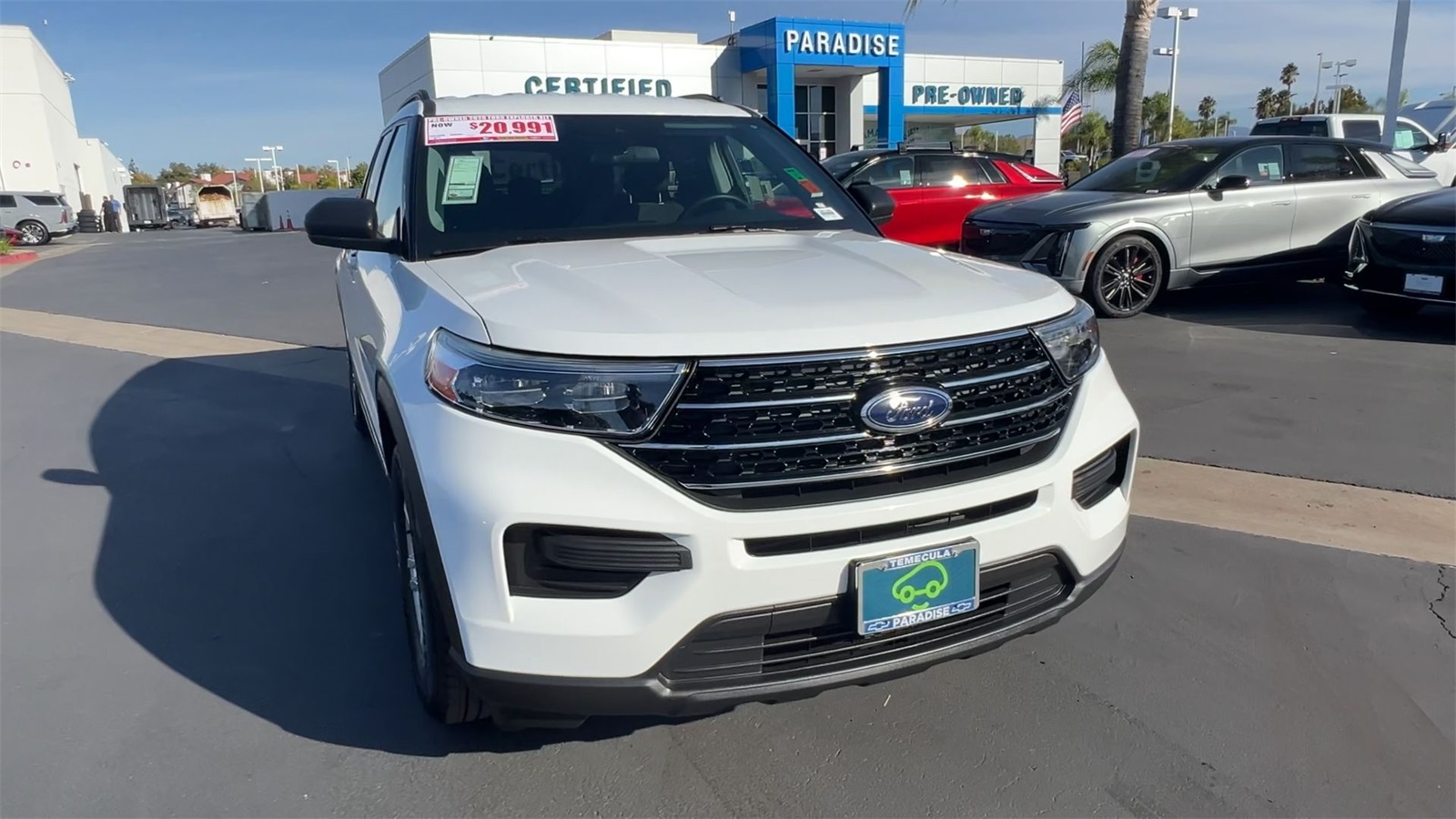 used 2020 Ford Explorer car, priced at $20,991