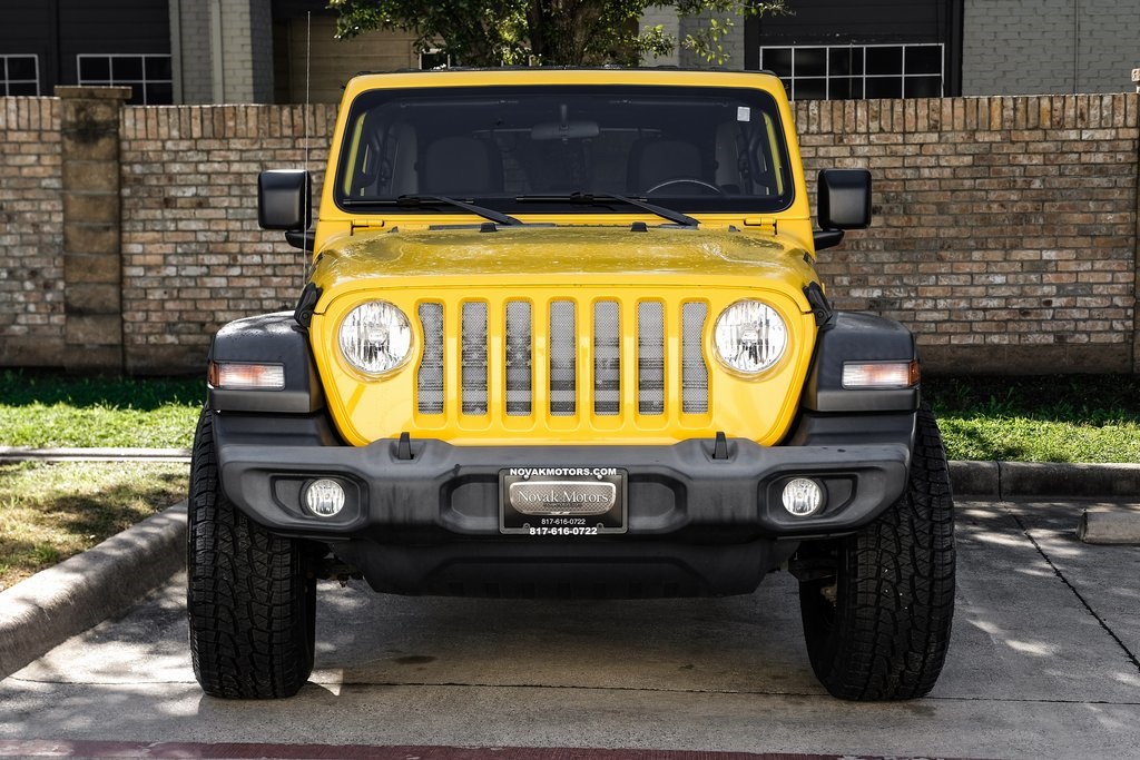 used 2021 Jeep Wrangler car, priced at $29,880