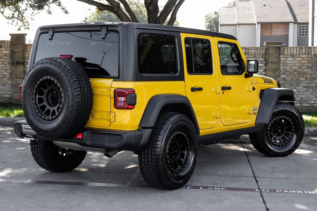 used 2021 Jeep Wrangler car, priced at $29,880