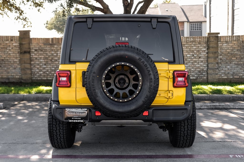 used 2021 Jeep Wrangler car, priced at $29,880