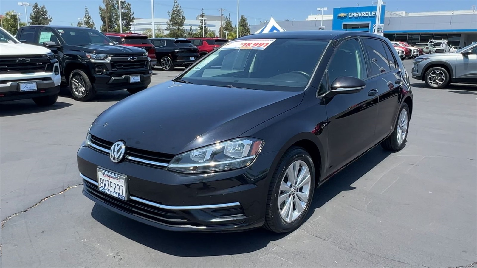 used 2021 Volkswagen Golf car, priced at $18,991