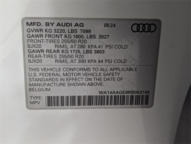 used 2024 Audi Q8 e-tron car, priced at $37,981