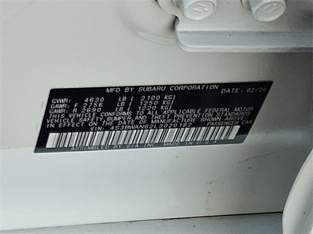 used 2020 Subaru Legacy car, priced at $20,771