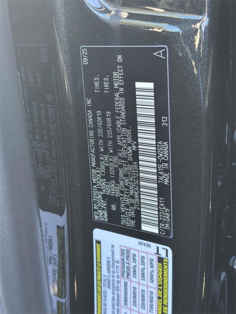 new 2025 Lexus RX car, priced at $57,565