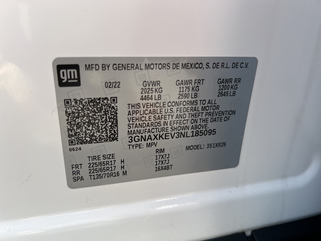 used 2022 Chevrolet Equinox car, priced at $23,900