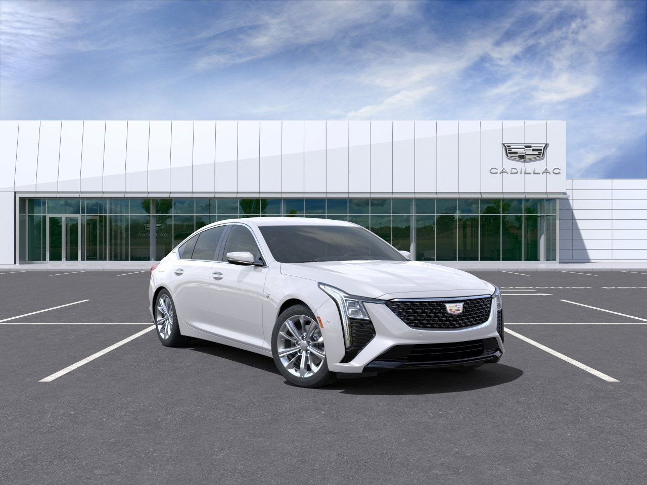 new 2025 Cadillac CT5 car, priced at $55,210