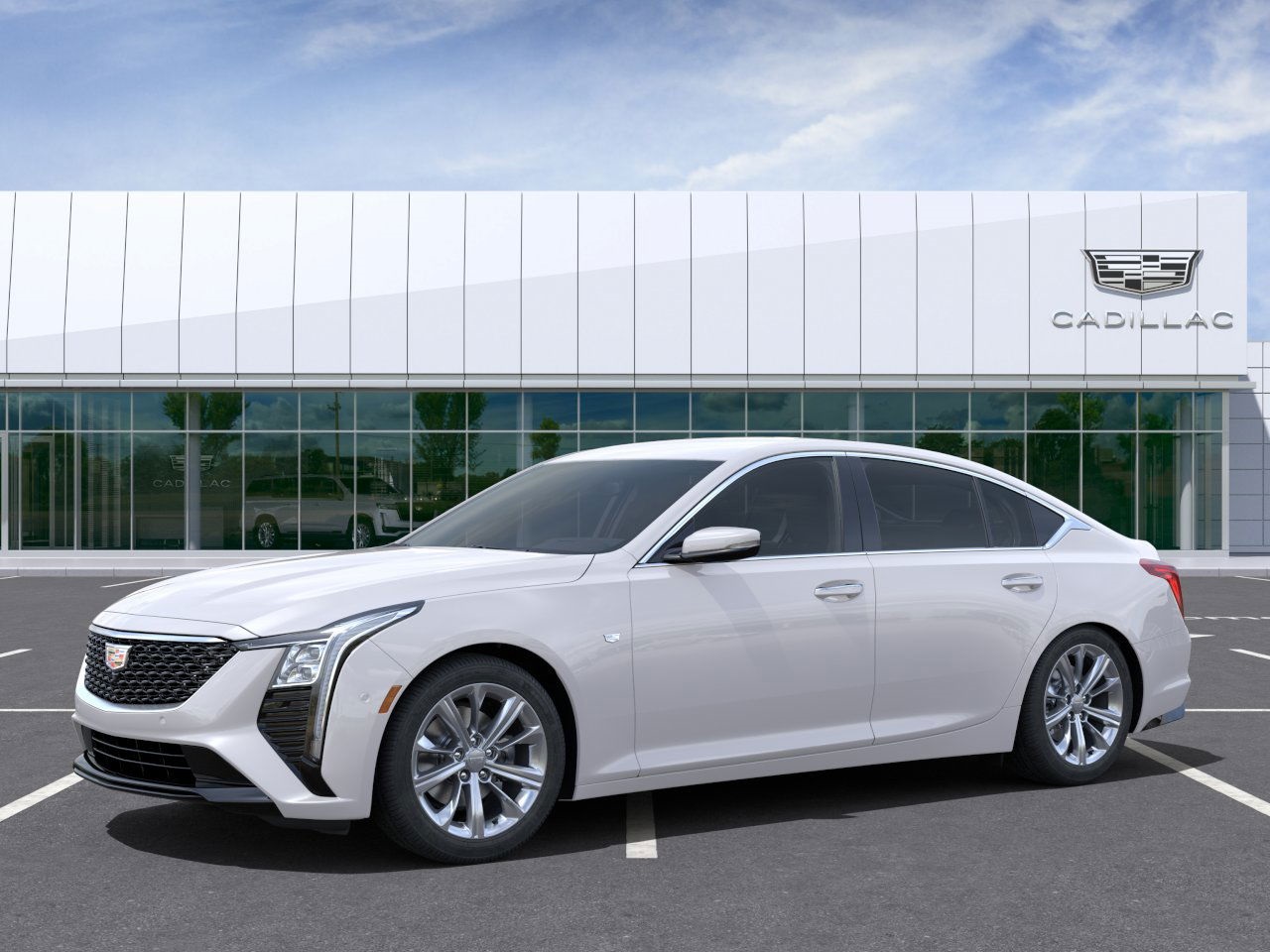 new 2025 Cadillac CT5 car, priced at $55,210