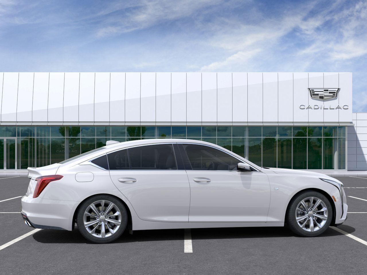 new 2025 Cadillac CT5 car, priced at $55,210