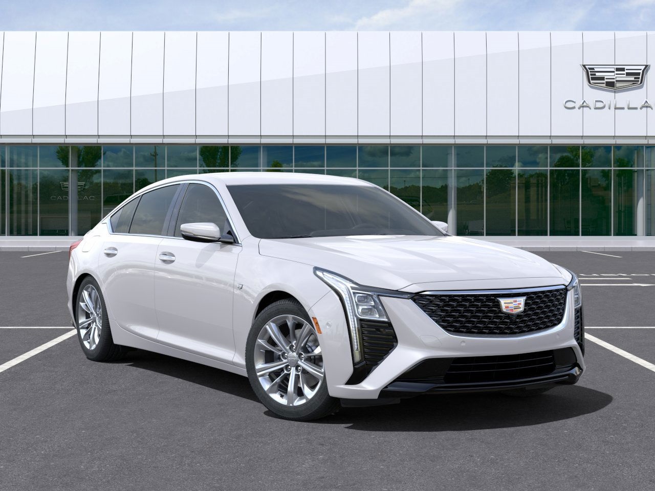 new 2025 Cadillac CT5 car, priced at $55,210