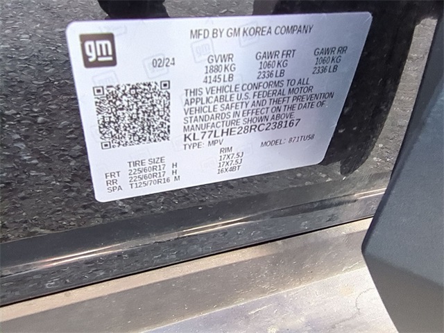 used 2024 Chevrolet Trax car, priced at $19,911