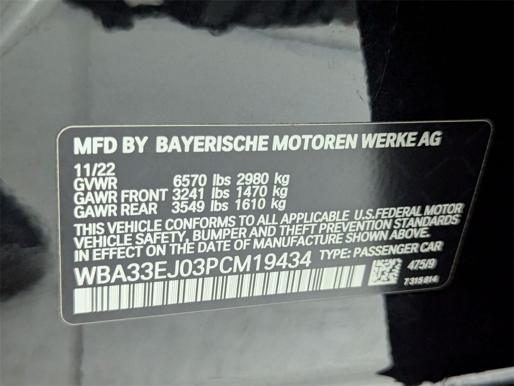 used 2023 BMW 7-Series car, priced at $84,661