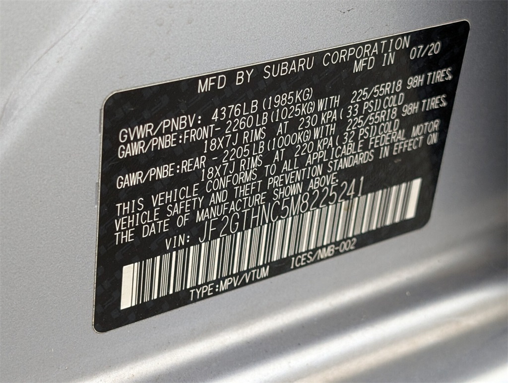 used 2021 Subaru Crosstrek car, priced at $21,500