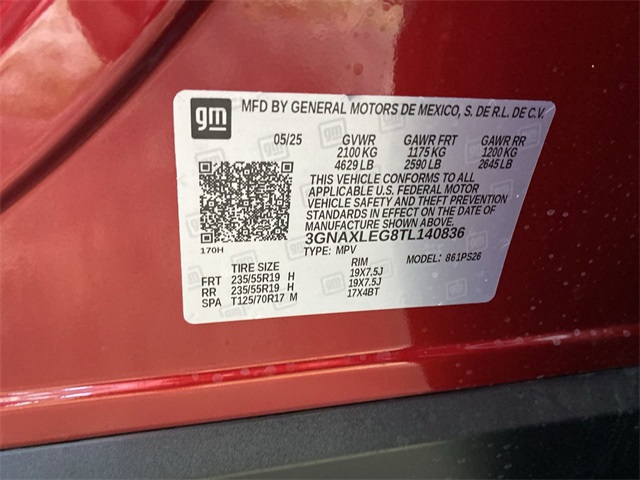new 2026 Chevrolet Equinox car, priced at $32,890