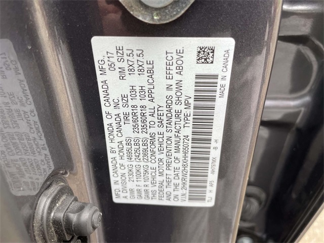 used 2017 Honda CR-V car, priced at $18,352