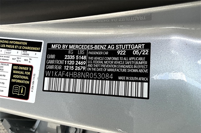used 2022 Mercedes-Benz C-Class car, priced at $38,718