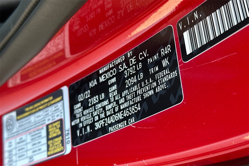 used 2022 Kia Forte car, priced at $17,954