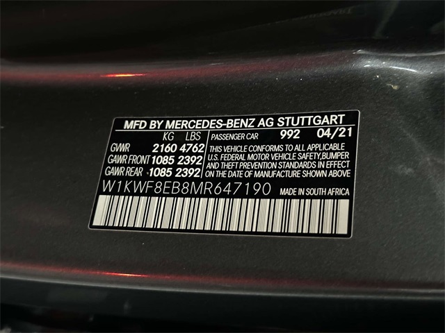 used 2021 Mercedes-Benz C-Class car, priced at $31,991