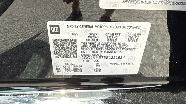 new 2025 Chevrolet Silverado 2500HD car, priced at $76,935