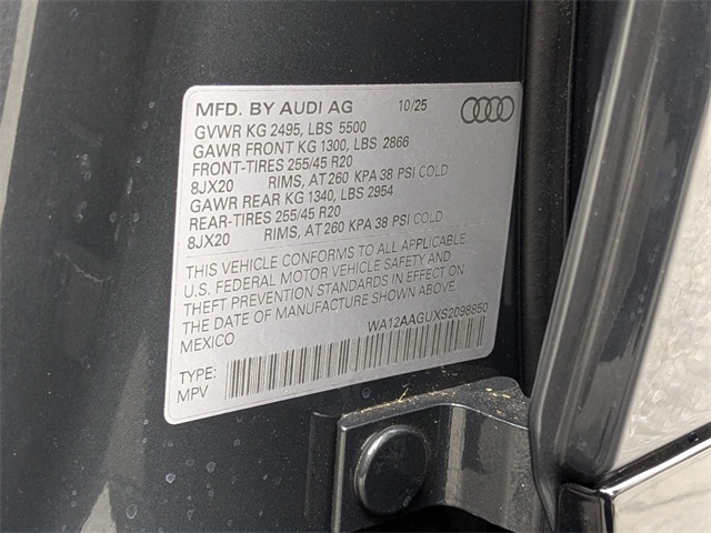 new 2025 Audi All-new Q5 car, priced at $57,300