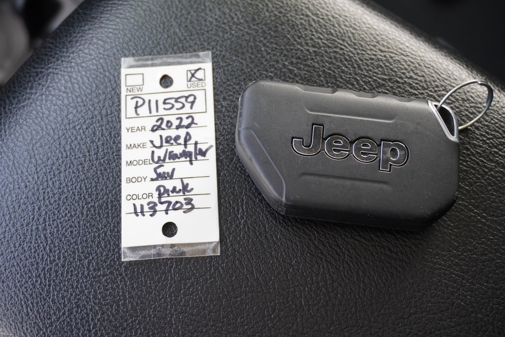 used 2022 Jeep Wrangler car, priced at $33,500