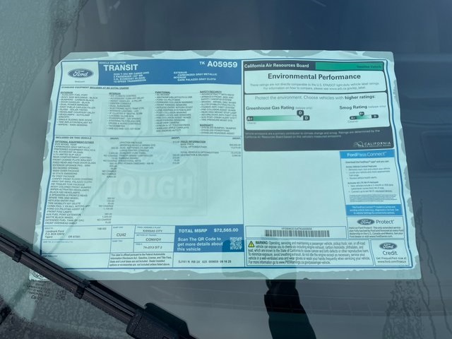 new 2026 Ford Transit-350 car, priced at $71,565