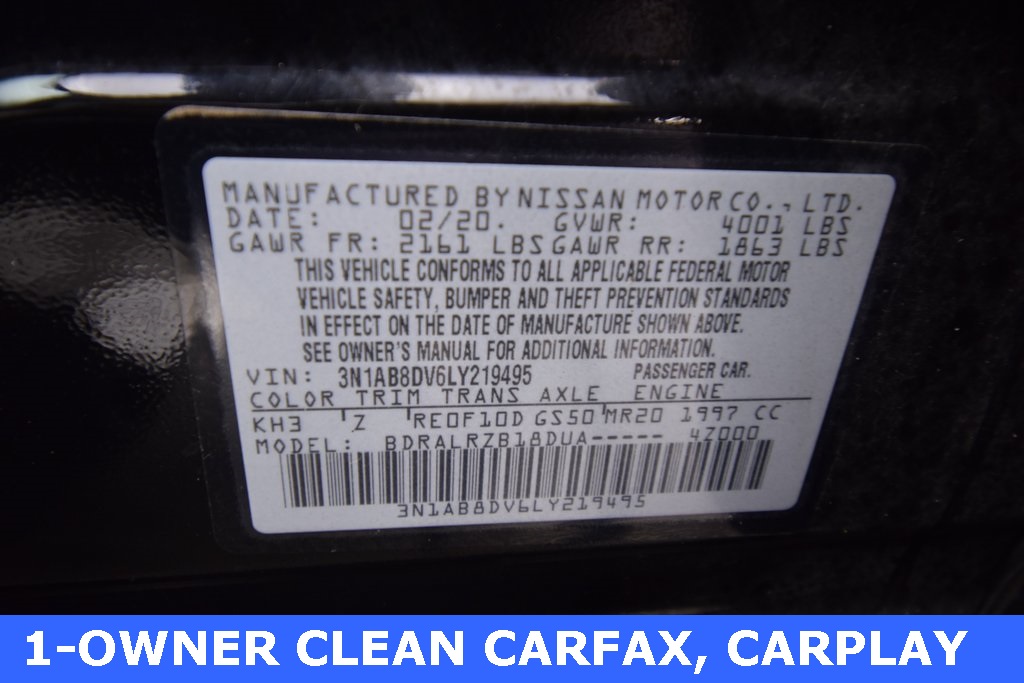 used 2020 Nissan Sentra car, priced at $15,960