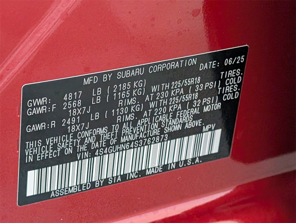 new 2025 Subaru Crosstrek car, priced at $37,224