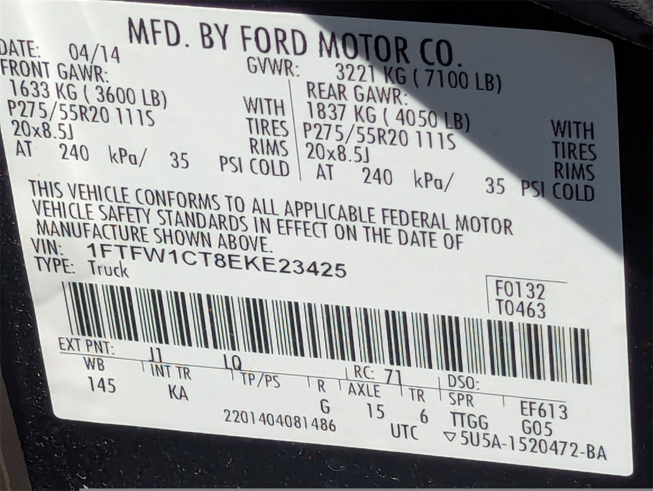 used 2014 Ford F-150 car, priced at $16,999