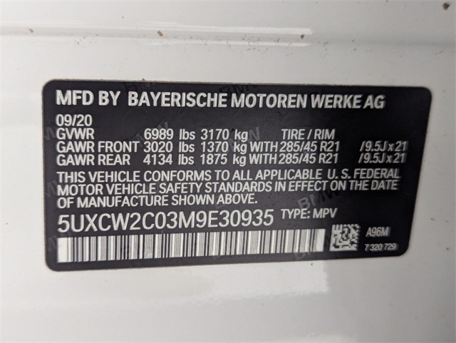used 2021 BMW X7 car, priced at $40,180