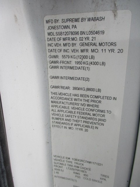used 2021 Chevrolet Express 3500 car, priced at $20,500