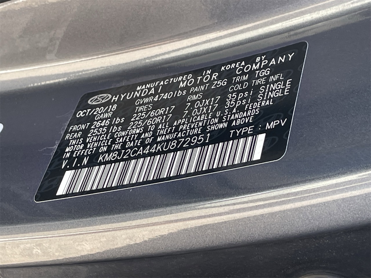 used 2019 Hyundai Tucson car, priced at $13,824