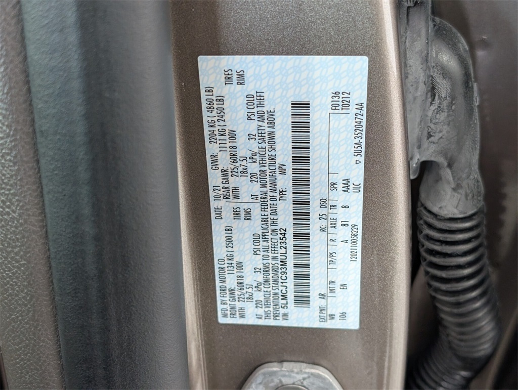 used 2021 Lincoln Corsair car, priced at $25,488