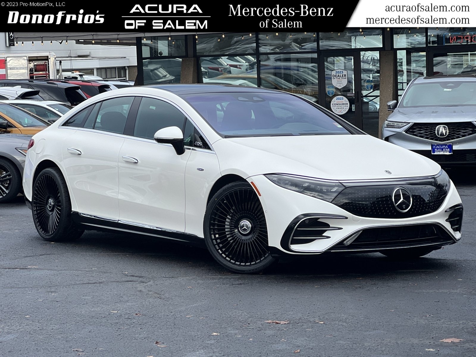 used 2022 Mercedes-Benz EQS car, priced at $59,998