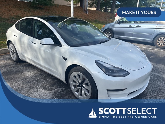 used 2022 Tesla Model 3 car, priced at $24,788