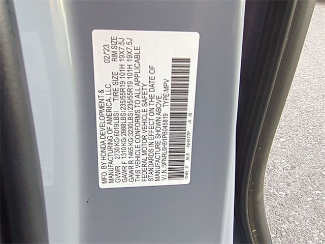 used 2023 Honda Odyssey car, priced at $34,911