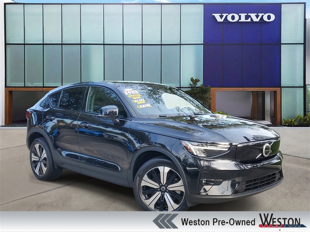 used 2023 Volvo C40 Recharge Pure Electric car, priced at $25,995