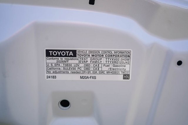 new 2026 Toyota Prius Plug-In Hybrid car, priced at $40,018