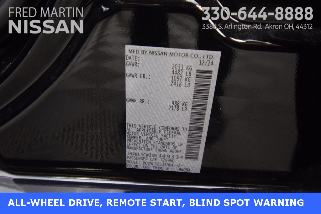 used 2025 Nissan Altima car, priced at $30,989