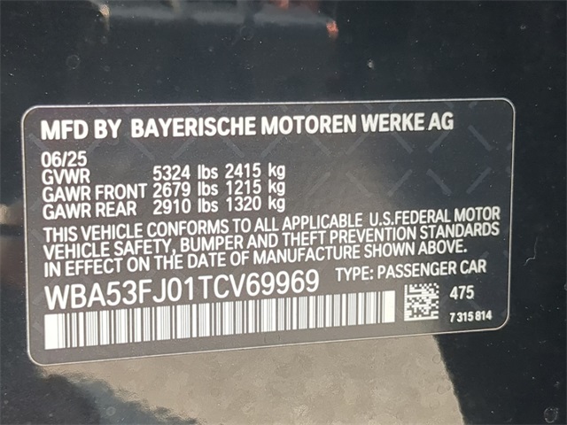 new 2026 BMW 5-Series car, priced at $71,375