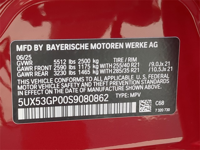 new 2025 BMW X3 car, priced at $61,700