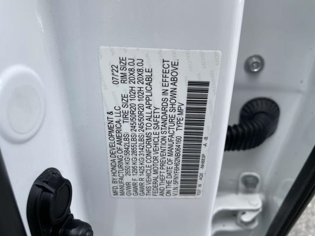 used 2022 Honda Pilot car, priced at $35,129