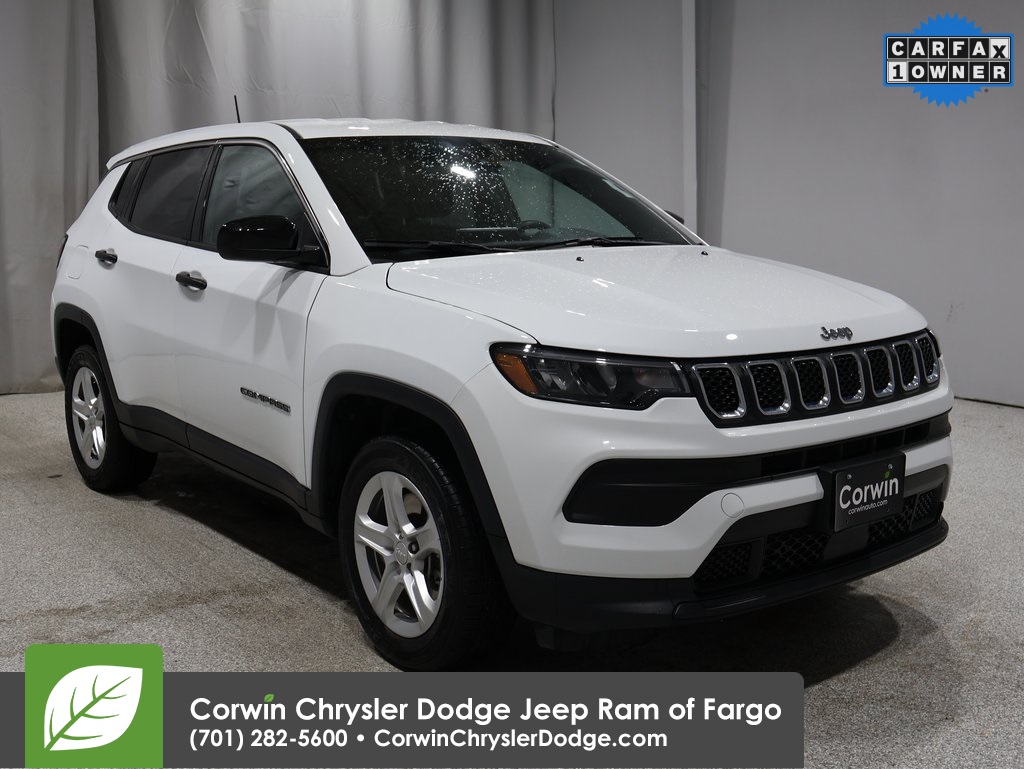 used 2023 Jeep Compass car, priced at $22,500