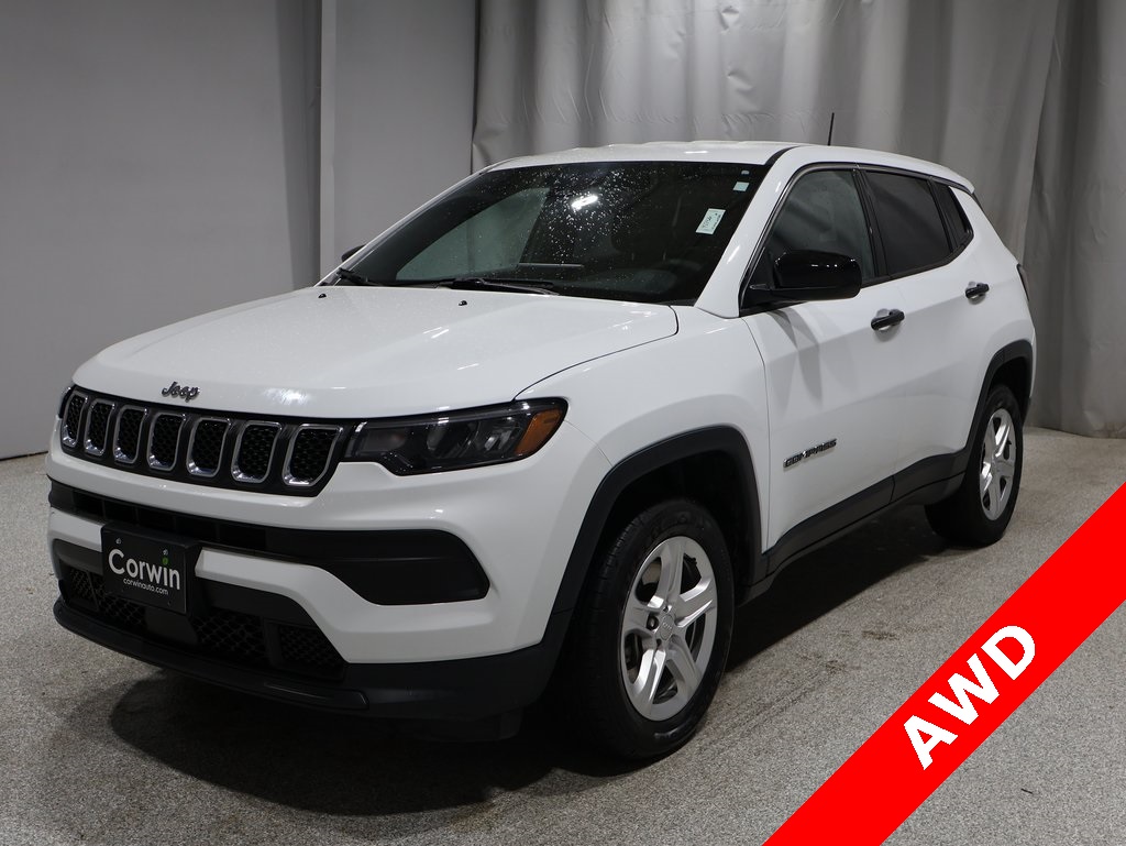 used 2023 Jeep Compass car, priced at $22,500