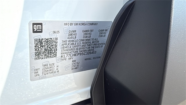 new 2025 Chevrolet Trax car, priced at $24,335
