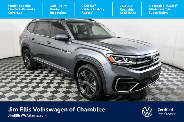 used 2021 Volkswagen Atlas car, priced at $27,500