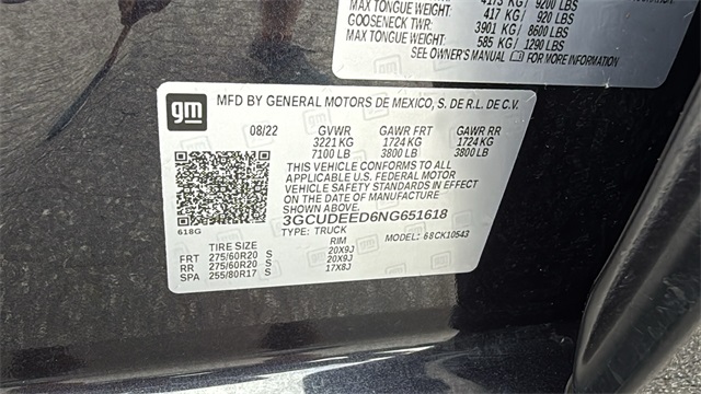 used 2022 Chevrolet Silverado 1500 car, priced at $41,500