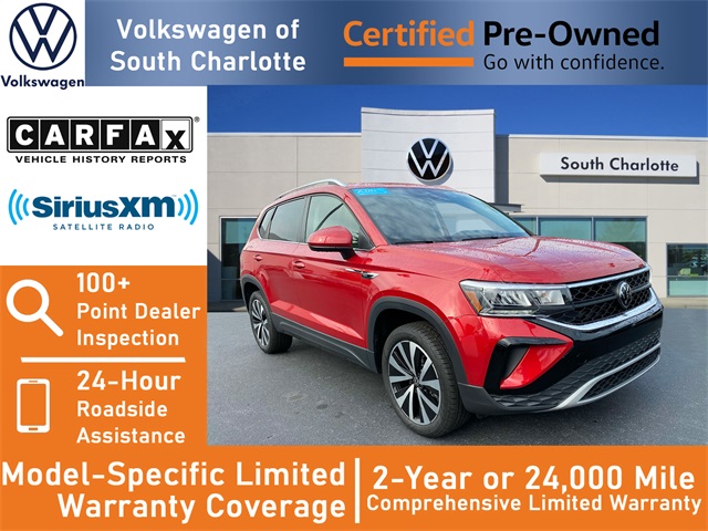 used 2024 Volkswagen Taos car, priced at $25,456