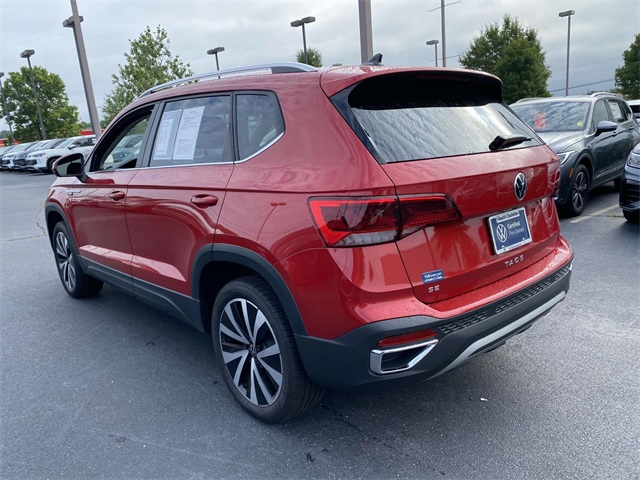 used 2024 Volkswagen Taos car, priced at $25,456
